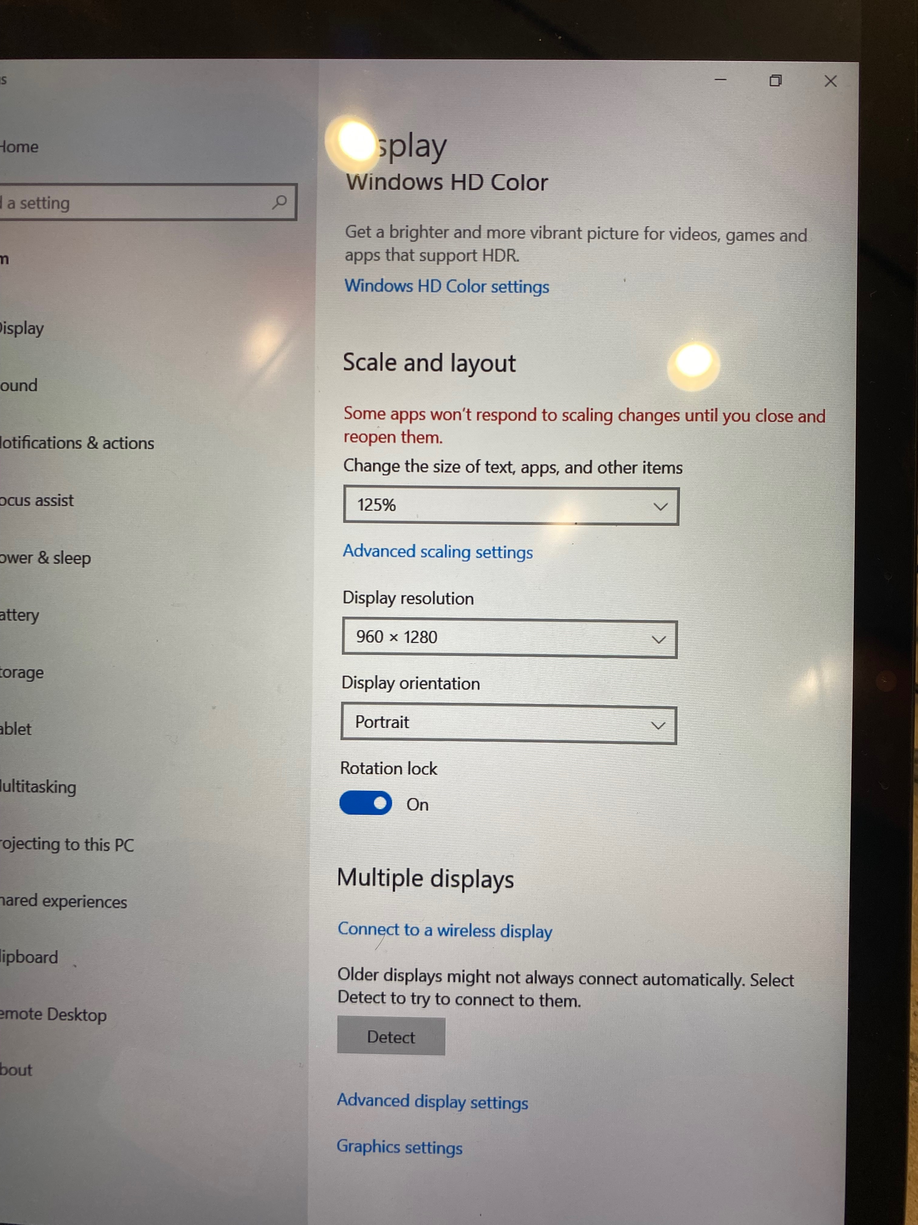 Surface Pro resolution
